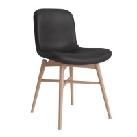 1 X BRAND NEW NORR11 LANGUE CHAIR SOFT WOOD IN CHARCOAL / NATURAL - RRP &pound;869 - NO BOX
