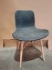 1 X BRAND NEW NORR11 LANGUE CHAIR SOFT WOOD IN CHARCOAL / NATURAL - RRP &pound;869 - NO BOX - 2