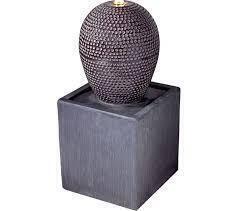 2 X THE OUTDOOR LIVING CASCADE LED WATER FEATURE IN SIZE H 58 CM IN TWO BOXES