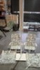 6 X BRAND NEW BEACH LOT CONTAINING 4 X SUNLIFE BEACH CHAIRS IN FLORAL WHITE / GREEN - RRP EACH &pound;125 - 1 X BUSINESS & PLEASURE PARASOL METAL BASE IN WHITE 16 KG - RRP &pound;251 AND 1 X PARASOL - TOTAL RRP FOR LOT &pound;751