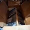 1 X BRAND NEW STUDIO BARCELONA ROPE LOUNGE SET TO INCLUDE 1 X DOUBLE CHAIR , 2 X SINGLE CHAIRS , 1 X LARGE TABLE AND 1 SMALL TABLE IN BLACK / GREY IN BOX - 2