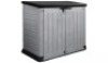 1 X KETER OUTDOOR STORAGE BOX IN GREY / BLACK 1200L IN ONE BOX (NOTE CUSTOMER RETURNS )