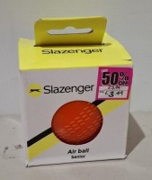 120 X BRAND NEW JUNIOR SLAZENGER AIR BALLS IN ONE BOX - RRP EACH &pound;4 - TOTAL RRP &pound;480