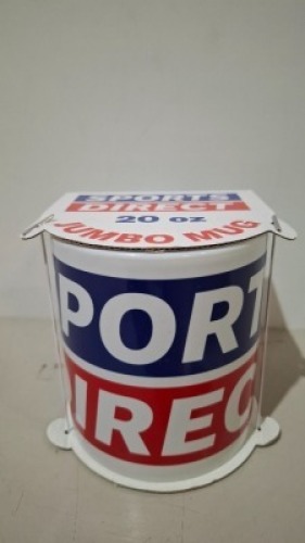 40 X BRAND NEW SPORTS DIRECT BIG MUGS RRP EACH &pound;8 RRP FOR LOT &pound;320 (TO BE PICKED LOSE )