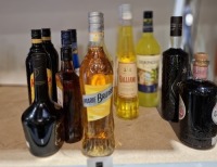 15 X BRAND NEW MIXED ALCOHOL LOT CONTAINING MARIE BRIZARD BANANE 700ML , BELLUCCI LUXURY AMARETTO 50CL , DE KUYPER CHERRY BRANDY LIQUEUR 50 CL , ANTICA SAMBUCA 70CL , KAHLUA THE ORIGINAL COFFEE LIQUEUR 700ML ETC