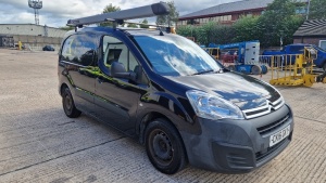 CITROEN BERLINGO 625 ENTERPRISE H (CK16 GKY) 113,717MILES, MOT UNTIL 29 MARCH 2026 1 KEY, WITH V5, A/C, CRUISE CONTROL, 2 1/2 SEAT CAB, RHINO PIPE TUBE, REAR SHELVES