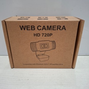 200 X WEB CAMERA IN HD720P IN 4 BOXES