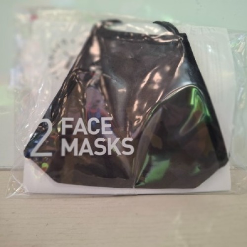 100 X PUMA CORE FACE MASKS IN BLACK IN ONE BOX