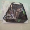 100 X PUMA CORE FACE MASKS IN BLACK IN ONE BOX