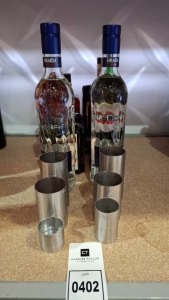 8 X BRAND NEW MIXED ALCOHOL LOT CONTAINING 2 FINLANDIA VODKA OF FINLAND 70CL 40% , 1 MOZART CHOCOLATE DARK 500ML 17% , 1 DISARONNO ORIGINALE 700ML 28% , WHITLEY NEILL GIN RASPBERRY 70CL 41.3% , 1 XOPA SINGLE ORIGIN COFFEE LIQUEUR 700ML 20% , 1 MARTINI ROS