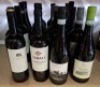 20 X BRAND NEW MIXED WINE LOT CONTAINING LOS DURMIENTES MALBEC 2024 750ML 13.5% , QUATRO VENTOS DOURO 2022 750MP 13 % , RAME SELECCION GARNACHA 2022 750ML 14% , PASQUIERS SHIRAZ 2024 750ML 13% , TABLI PEDREGOOS GRAN RESERVA 2023 750ML 14% , MONTEPULCIANO