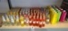 120 X BRAND NEW MIXED DRINKS LOT CONTAINING EAGER PINEAPPLES , APPLES ,CRANBERRIES JUICES , SCHWEPPES SODA WATER , THE LONDON ESSENCE TONIC WATERS IN WHITE PEACH & JASMINE , POMELO & PINK PEPPER , SPICED GINGER BEER , ROASTED PINEAPPLE ECT
