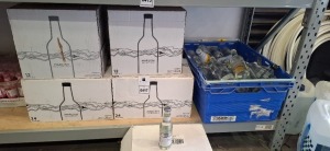 180 X BRAND NEW BOTTLES OF WATER GLASS IE. MARLISH STILL SPRING WATER IN TWO SIZES 750ML AND 330ML , MARLISH SODA WATER AND SCHWEPPES SODA WATER