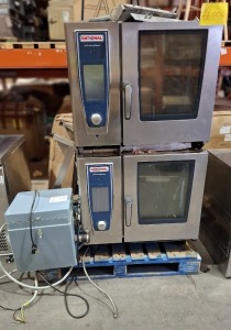 1 X RATIONAL COMBI DOUBLE OVEN - MOD SCC WE 61 - SERIAL NO E61SI19032732953 - E61SI9032732942 -