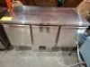 1 X BLIZZARD 3 DOOR REFIGERATED PREP COUNTER