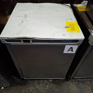 1 X POLAR A SERIES STAINLESS STEEL UNDER COUTER FRIDGE