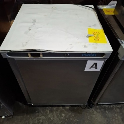 1 X POLAR A SERIES STAINLESS STEEL UNDER COUTER FRIDGE