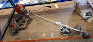 1 X STIHL PETROL STRIMMER WITH SPARE WIRE ROLL - UNTESTED