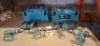 8 X PIECE MIXED TOO LOT TO INCLUDE 3 X MAKITA COMBI DRILLS - 1 X MAKITA DRILL - 1 X MAKITA BATTERY CHARGER - 2 X CARRY CASES
