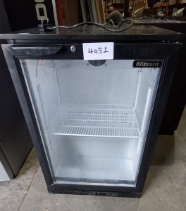 1 X BLIZZARD LOWBAR LOW HEIGHT SINGLE DOOR BOTTLE COOLER