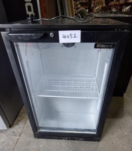 1 X BLIZZARD LOWBAR LOW HEIGHT SINGLE DOOR BOTTLE COOLER