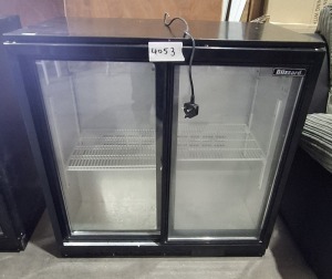1 X BLIZZARD LOWBAR LOW HEIGHT 2 DOOR BOTTLE COOLER
