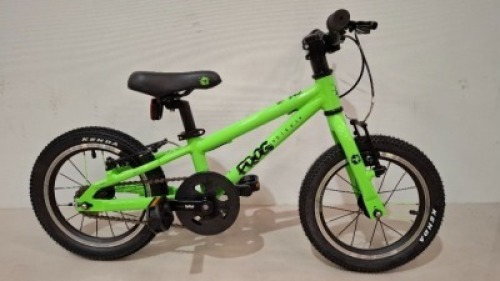 FROG 40 CHILDS GREEN BIKE - CONDITION GOOD - SCRATCHES ON FRAME ORIG RRP &pound;380 (SEE ALL IMAGES)