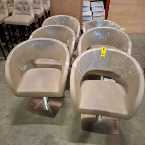 6 X SALON STYLING CHAIRS