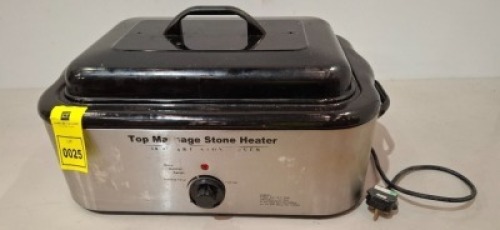 2 X TOP MASSAGE STONE HEATERS