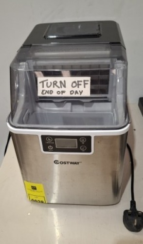 1 X COSTWAY ELECTRIC ICE MAKING MACHINE WITH SELF CLEANING FUNCTION