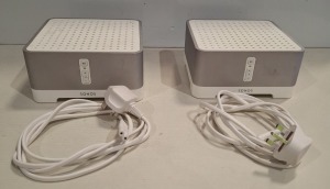 2 X SONOS CONNECT AMP GEN1 STREAMING AMPLIFIERS WITH POWER LEADS