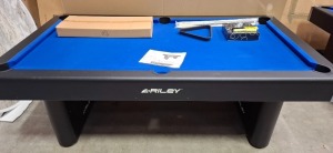 1 X BRAND NEW PRE - BUILT RILEY 7 FOOT POOL TABLE WITH ALL ACCESSORIES