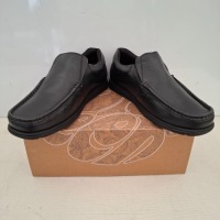 20 X PAIRS OF BRAND NEW ADULT PRETTY GREEN WALTHAM SLIP ON SHOES IN BLACK ALL IN SIZE 12 - RRP FOR EACH IS &pound;64 - TOTAL RRP FOR LOT IS &pound;1280