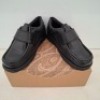 24 X PAIRS OF BRAND NEW KIDS PRETTY GREEN HARROW VELCRO SHOES IN BLACK ALL IN SIZE 2 RRP FOR EACH IS &pound;45 - TOTAL RRP FOR LOT &pound;1080