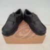24 X PAIRS OF BRAND NEW KIDS PRETTY GREEN HARROW VELCRO SHOES IN BLACK ALL IN SIZE 2 RRP FOR EACH IS &pound;45 - TOTAL RRP FOR LOT &pound;1080