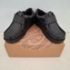 24 X PAIRS OF BRAND NEW KIDS PRETTY GREEN HARROW VELCRO SHOES IN BLACK ALL IN SIZE 1 RRP FOR EACH IS &pound;45 - TOTAL RRP FOR LOT &pound;1080