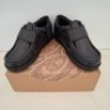 24 X PAIRS OF BRAND NEW KIDS PRETTY GREEN HARROW VELCRO SHOES IN BLACK ALL IN SIZE C13 RRP FOR EACH IS &pound;45 - TOTAL RRP FOR LOT &pound;1080