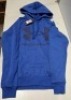 28 X BRAND NEW UNDER ARMOUR HOODIES IN BLUE ALL IN SIZE XS - RRP EACH &pound;20 TOTAL RRP &pound;560 - IN 3 TRAYS