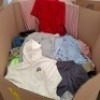 400 + BRAND NEW MIXED CLOTHING LOT CONTAINING, ASHLEY STUART SKIRTS IN WHITE/FLORAL IN SIZE 22-24, LEFTIES DRESS IN BLACK/FLORAL IN SIZE XS, SO TROUSERS IN PINK IN XXL, ETC (IN 1 PALLET BOX)
