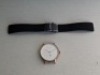10 X BRAND NEW KANSKE STAINLESS STEEL WATCH IN COLOUR ROSE GOLD WITH 10 BLACK RUBBER STRAPS (NOTE NO STRAP SPRING BARS )