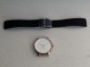 10 X BRAND NEW KANSKE STAINLESS STEEL WATCH IN COLOUR ROSE GOLD WITH 10 BLACK RUBBER STRAPS (NOTE NO STRAP SPRING BARS )