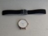 10 X BRAND NEW KANSKE STAINLESS STEEL WATCH IN COLOUR ROSE GOLD WITH 10 BLACK RUBBER STRAPS (NOTE NO STRAP SPRING BARS )
