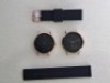 10 X BRAND NEW KANSKE STAINLESS STEEL WATCH IN TWO COLOURS 7 IN GOLD AND 3 IN ROSE GOLD WITH 10 BLACK RUBBER STRAPS (NOTE NO STRAP SPRING BARS )