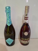 8 X BRAND NEW MIXED ALCOHOL LOT CONTAINING 1 X REMY MARTIN V.S.O.P MATURE CASK FINISH 70CL 40% , 4 X PROSECCO 75CL 11% , 3 X NOZECO SUITABLE FOR VEGANS ALCOHOL FREE .