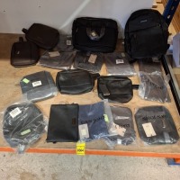 18 X BRAND NEW MIXED DAN JOHN BRANDED BAGS IN VARIOUS SIZES AND COLOURS
