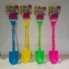 144 X BRAND NEW 3 IN 1 BUBBLE BLASTER SPADE IN ASSORTED COLOURS IN 12 BOXES