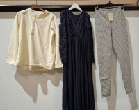 20 X BRAND NEW MIXED MAMALICIOUS CLOTHING LOT TO INCLUDE FLEECE ZIPPER TOP - GINNIEA PANTS - MAXI SNOW WHITE DRESS - FLOWER DRESS ETC ALL IN VARIOUS SIZES