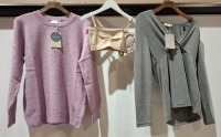 20 X BRAND NEW MIXED MAMALICIOUS CLOTHING LOT TO INCLUDE TESS TOPS - RELAXED PANTS - PERISIAN PANTS - TUBE BRAS - KNITTED TOP ETC ALL IN VARIOUS SIZES