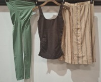 20 X BRAND NEW MIXED MAMALICIOUS CLOTHING LOT TO INCLUDE JEANNE LEGGINGS - ACTIVE BRA - SKIRT - TANK TOPS - ETC ALL IN VARIOUS SIZES