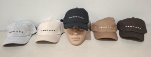 30 X BRAND NEW MENNACE BASEBALL CAPS IN VARIOUS COLOURS (SEE PICTURES) ONE SIZE